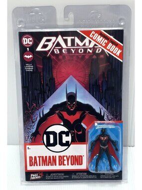 DC Direct Page Punchers Batman Beyond 3″ Figure Comic Book Set Action Toy Batman